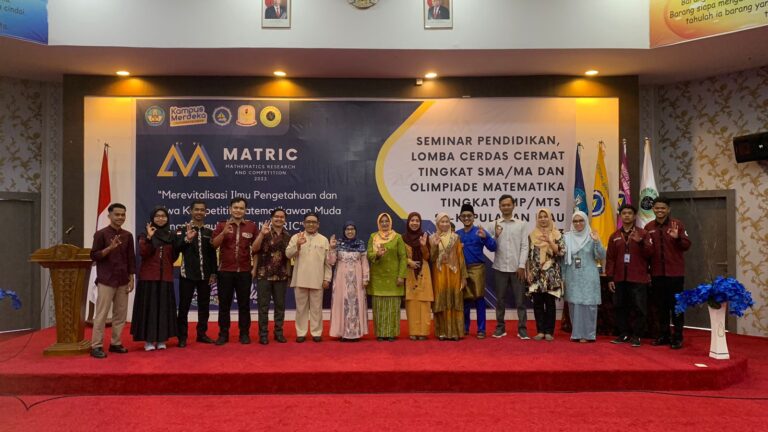 HIMATIKA Gelar MATRIC, tingkatkan Jiwa Kompetitif Matematikawan Muda