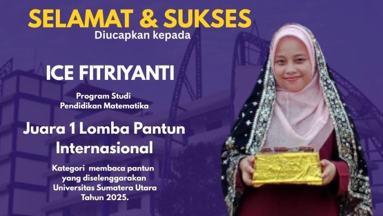 Mahasiswi Pendidikan Matematika UMRAH Raih Juara 1 Lomba Membaca Pantun Melayu Internasional