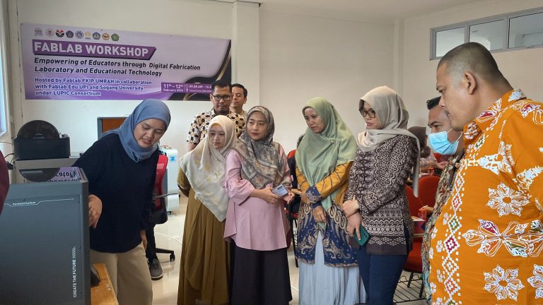 Tingkatkan Daya Saing Global, Dosen Pendidikan Matematika Ikuti Fablab Workshop Kolaborasi Nasional–Internasional
