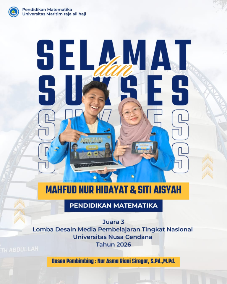 Karya Inovatif Tim Pendidikan Matematika UMRAH Raih Juara 3 Lomba Desain Media Pembelajaran Tingkat Nasional