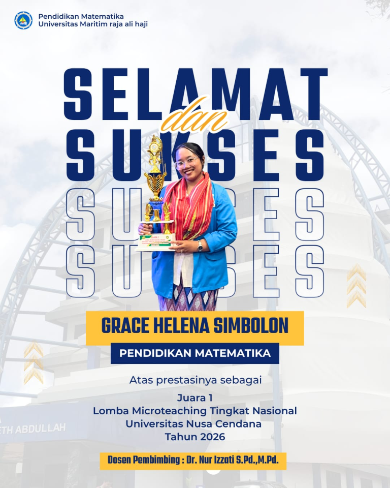 Tunjukkan Keunggulan Mengajar, Mahasiswi Pendidikan Matematika UMRAH Raih Juara 1 Lomba Microteaching Tingkat Nasional