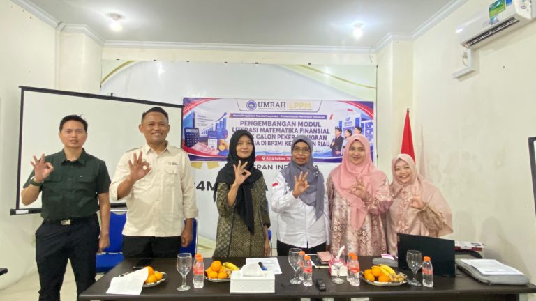 Melalui Pengabdian Masyarakat, Dosen Pendidikan Matematika UMRAH Dorong Kemandirian Finansial Calon Pekerja Migran