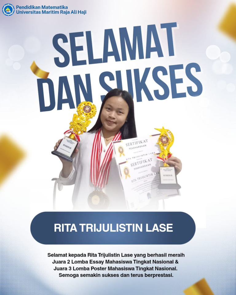 Prestasi Membanggakan! Mahasiswa Pendidikan Matematika UMRAH Raih Juara Nasional dalam Dua Kategori Lomba